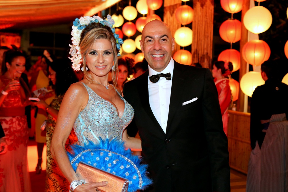 O presidente da RioTur Marcelo Alves e a esposa Adriana Monteiro