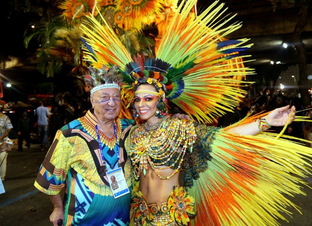 Eterno Beija Flor o casal, Anísio Abraão e Fabiola David.