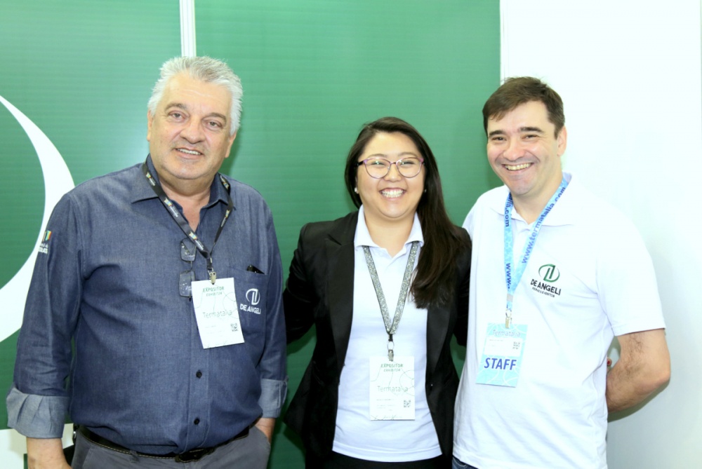 Paulo Angeli, diretor da De Angeli Feiras e Eventos e equipe