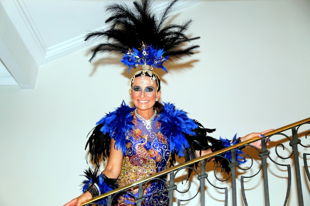 Belissima no baile a diretora geral do Hotel Belmond Copacabana Palace Andrea Natal.