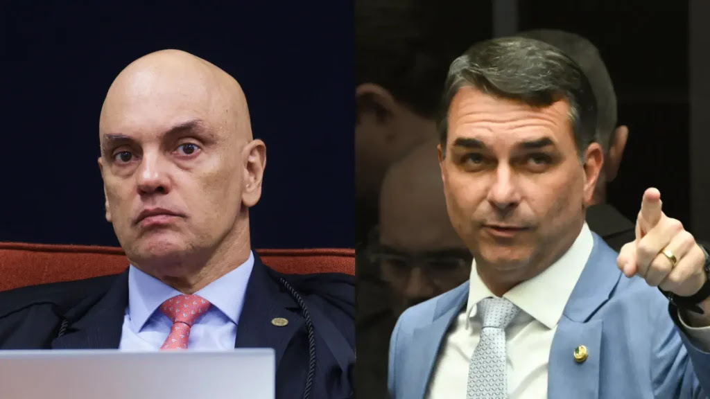 Moraes proíbe visita de Flávio a Jair Bolsonaro por 90 dias